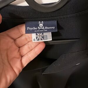 Black Psycho Bunny polo